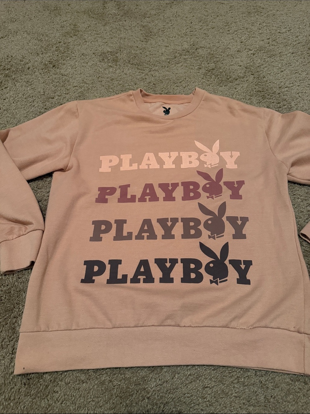 PLAYBOY Stacked Logo Sweatshirt 🧡